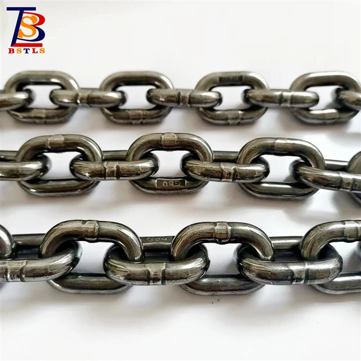 G80 Alloy Steel Black Short Link Load Lifting Chain