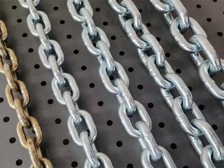 Grade 100 Link Chain Black Chain For Lifting Round Steel Link Chain