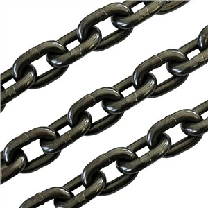Széles körben használt G{0}}*75 mm-es fekete emelőkaros emelőlánc